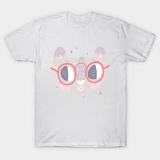 CUTE KITTY FACE DESIGN 3 T-Shirt